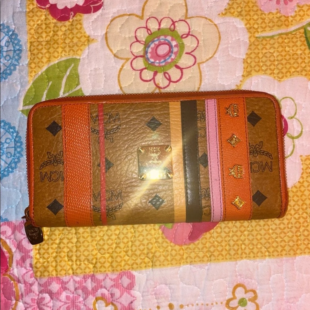 MCM multicolored wallet